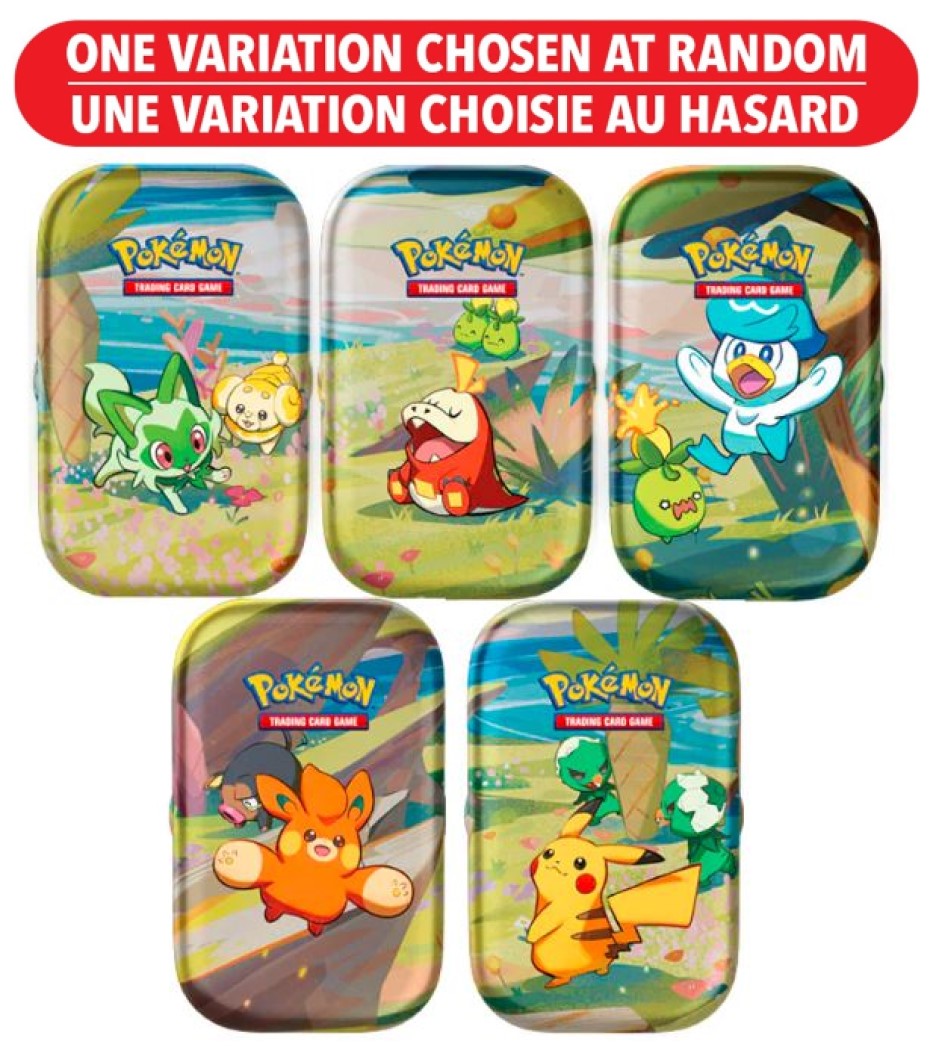 Pokemon Paldea Friends Mini Tin