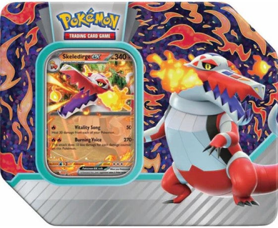 Pokemon TCG: Paldea Partners Tin Skeledirge EX