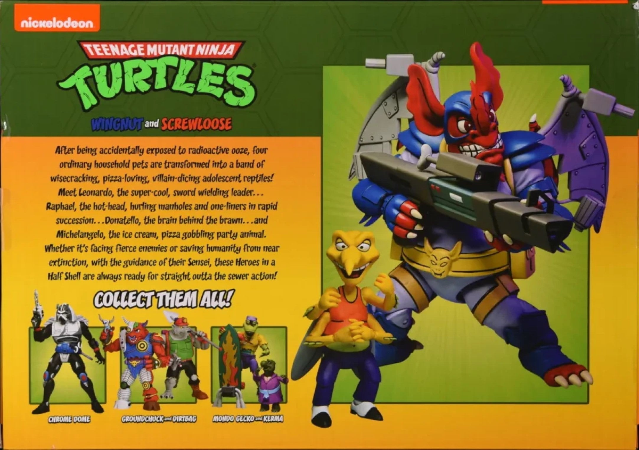 TMNT Wingnut And Screwloose 2 pack