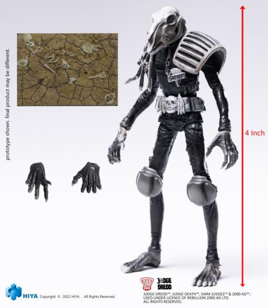 Hiya Toys Exquisite Mini Judge Mortis Black & White