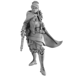 Female Ranger Bow Pistol Hood Down