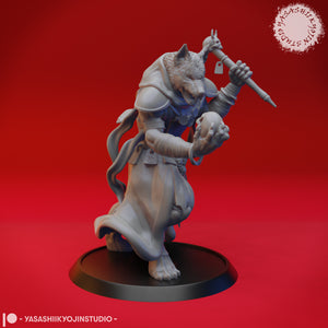 Coyote Necromancer - Tabletop Miniature