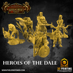 Heroes of the Dale 6 Character Set (32mm scale)