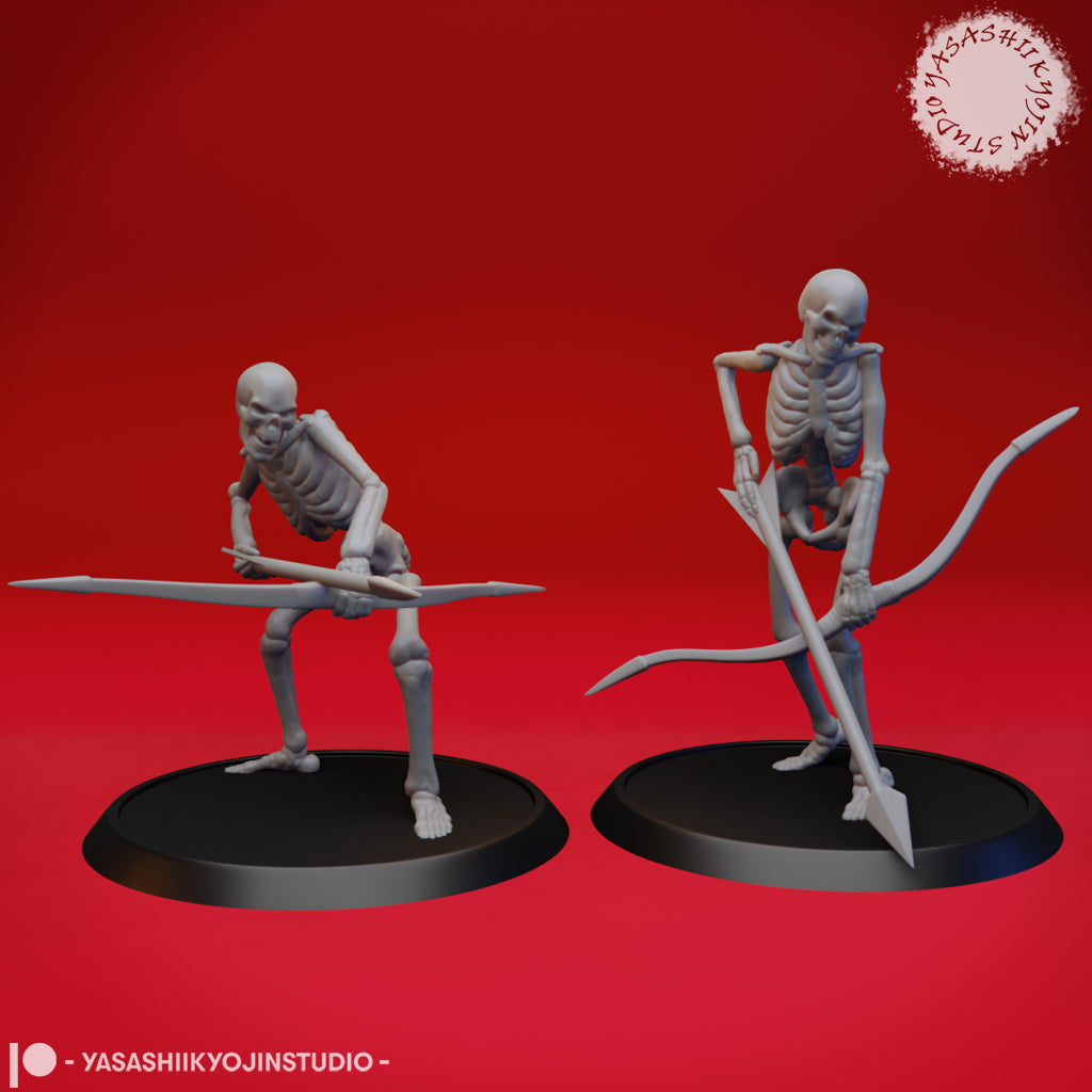 Undead Skeleton Archers - Tabletop Miniature