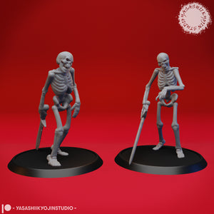 Undead Skeleton Swordsmen - Tabletop Miniature