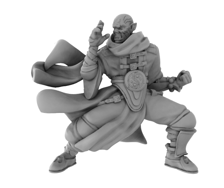 Half Orc Monk Unarmed2