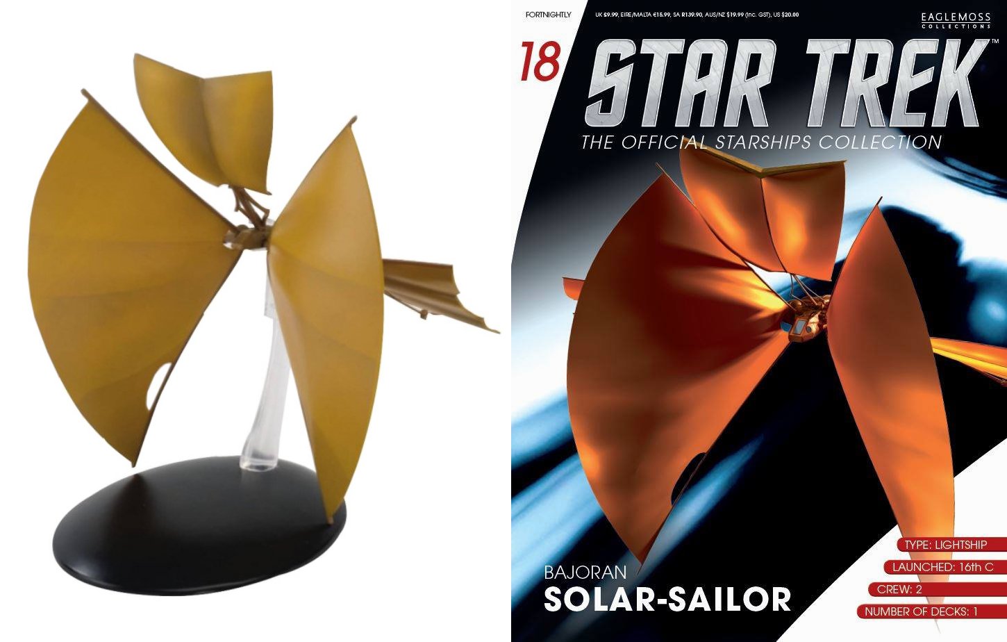 Star Trek The Official Starships Collection #18 Bajoran Solar-Dailor