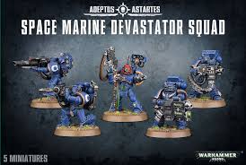 Warhammer 40K Adeptus Astartes Space Marine Devastator Squad