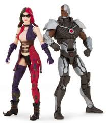 Injustice Gods Among Us Cyborg VS Harley Quinn 2-Pack