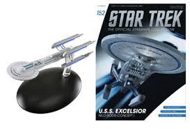 Star Trek The Official Starships Collection #152 U.S.S. Excelsior Nilo Rodis Concept 1