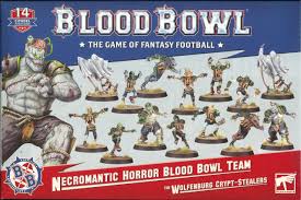 Warhammer Blood Bowl Necromantic Horror Wolfenburg Crypt-Stealers Team