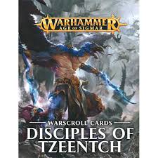 Warhammer Age of Sigmar Warscroll Cards: Disciples of TZeentch