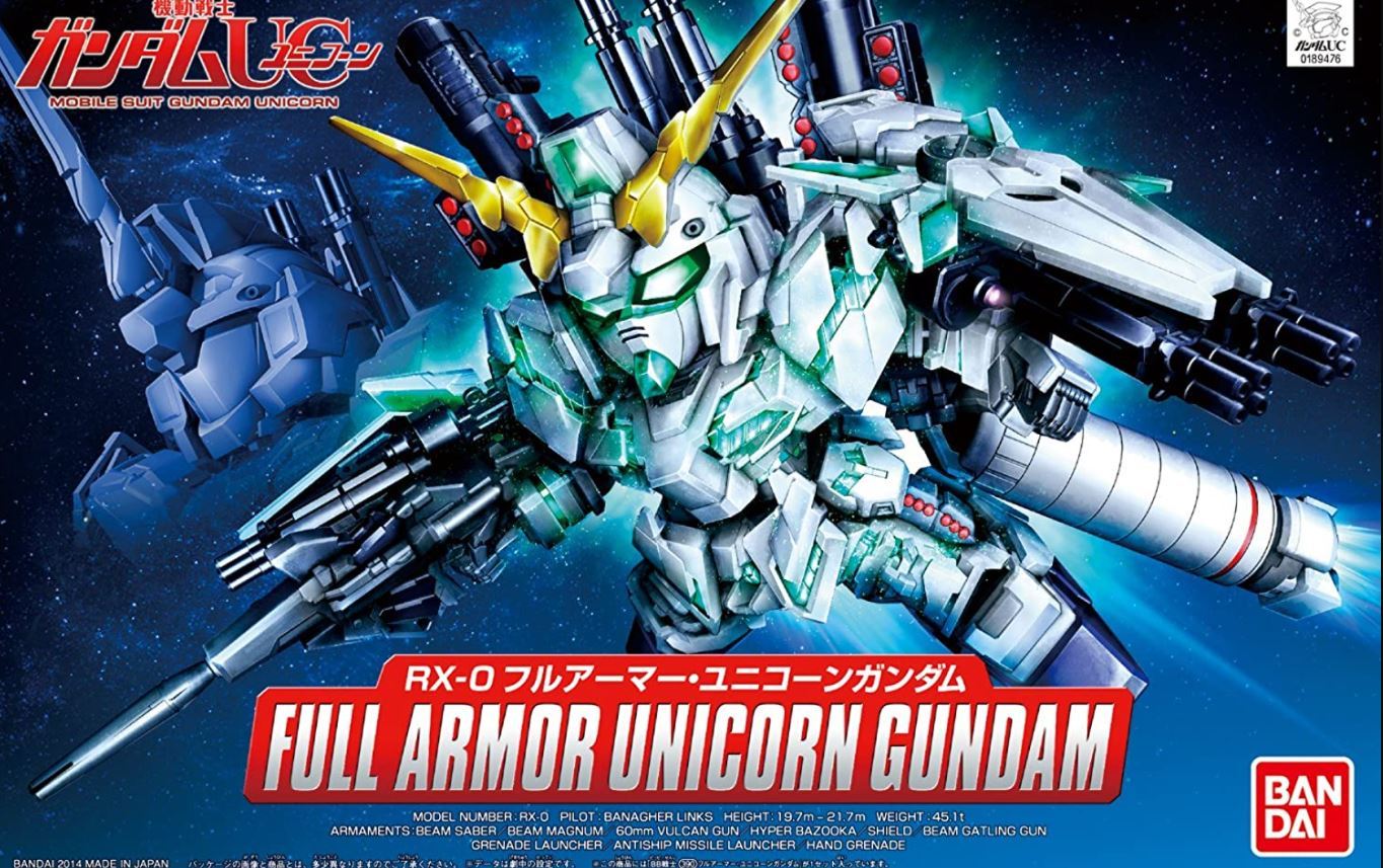 Bandai BB#390 Full Armor Unicorn Gundam "Gundam UC", Bandai SD
