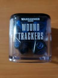 Warhammer 40K Wound Trackers Dice BLUE BLACK