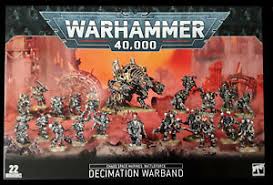 Warhammer 40K Battleforce Chaos Space Marines Decimation Warband