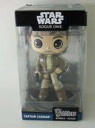 Star Wars Rogue One Captain Cassian Wobblers Bobble Heads