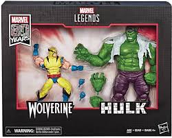 Marvel  Legends 2 Pack Wolverine Hulk