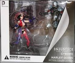 Injustice Gods Among Us Cyborg VS Harley Quinn 2-Pack