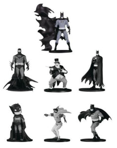 Batman Black and White Mini Figure 7-Pack