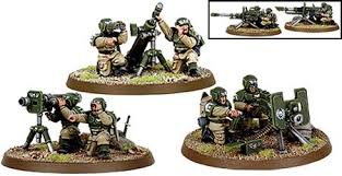 Warhammer 40K Astra Militarum Cadian Heavy Weapons Squad