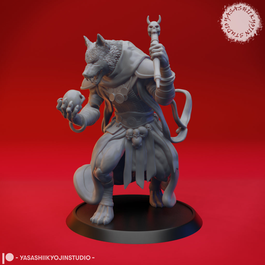 Coyote Necromancer - Tabletop Miniature