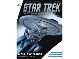 Star Trek The Official Starships Collection #152 U.S.S. Excelsior Nilo Rodis Concept 1