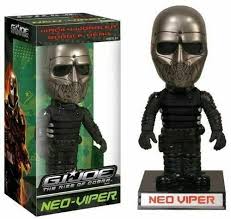 Wacky Wobbler Bobble-Head G.I.Joe The Rise of Cobra Neo-Viper