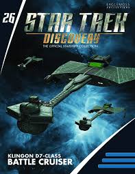 Star Trek The Official Starships Collection Discovery #26 Klingon D7 Battle Cruiser