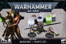 Warhammer 40K Necrons Warriors + Paints Set