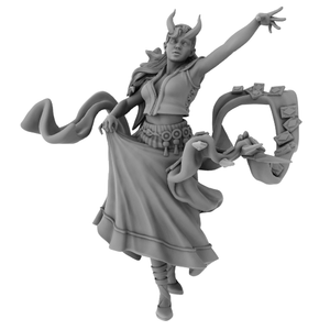 Chaval Female Tiefling 2 (Base With Cards)