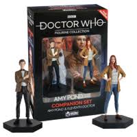 Doctor Who Figurine Collection Companion Set Amy Pond & Eleventh Doctor