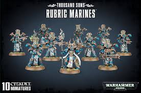 Warhammer 40K Thousand Sons Rubric Marines