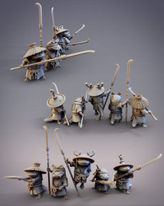 Hanzaki Salamander Ashigaru 5 Pack