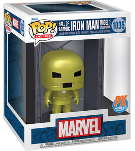 POP 1035 Deluxe Hall Of Armor : Iron Man Model 1 Golden Armor PX