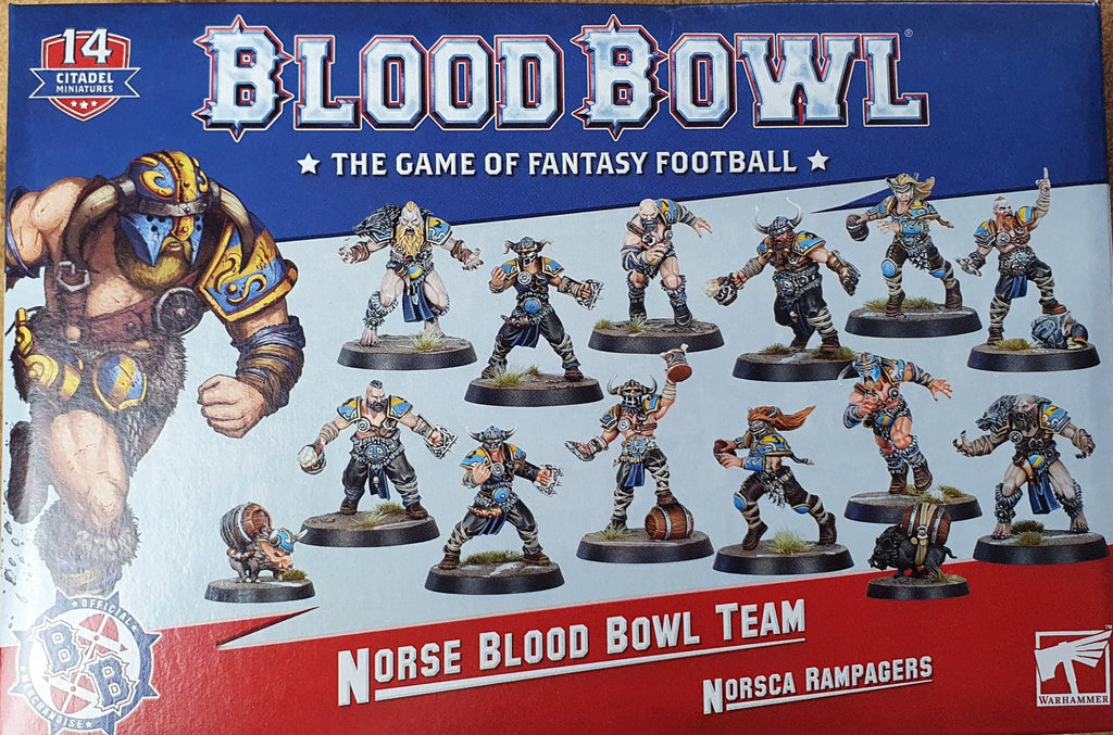 Warhammer Blood Bowl Norsca Rampagers Blood Bowl Team - The Comic Warehouse