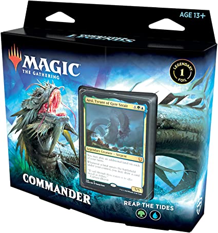 Magic The Gathering Commander Legends Commander Deck Reap The Tides - The Comic Warehouse