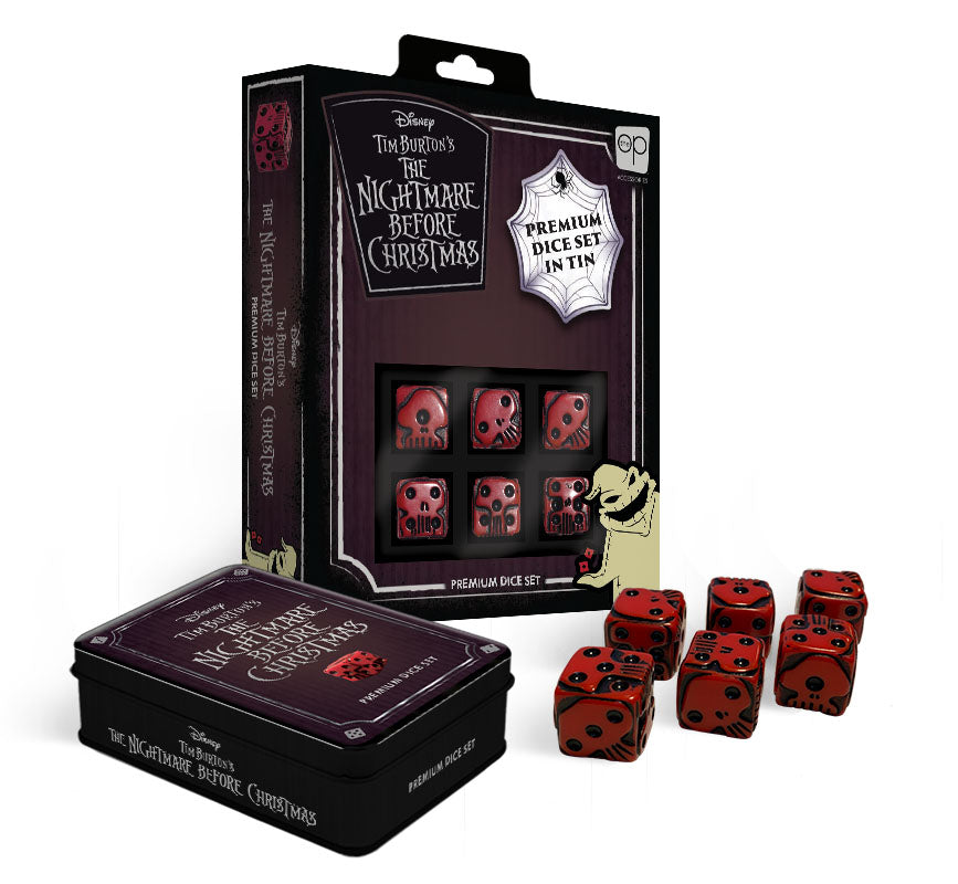 The Nightmare Before Christmas Premium Dice Set in Tin - The Comic Warehouse