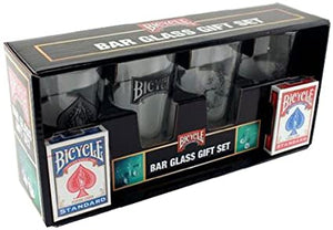 Bicycle Bar Glass Gift Set - The Comic Warehouse