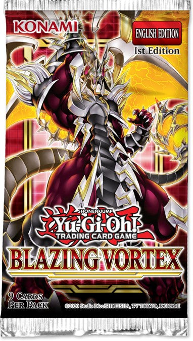 Yu-Gi-Oh TCG: Blazing Vortex Booster Pack - The Comic Warehouse