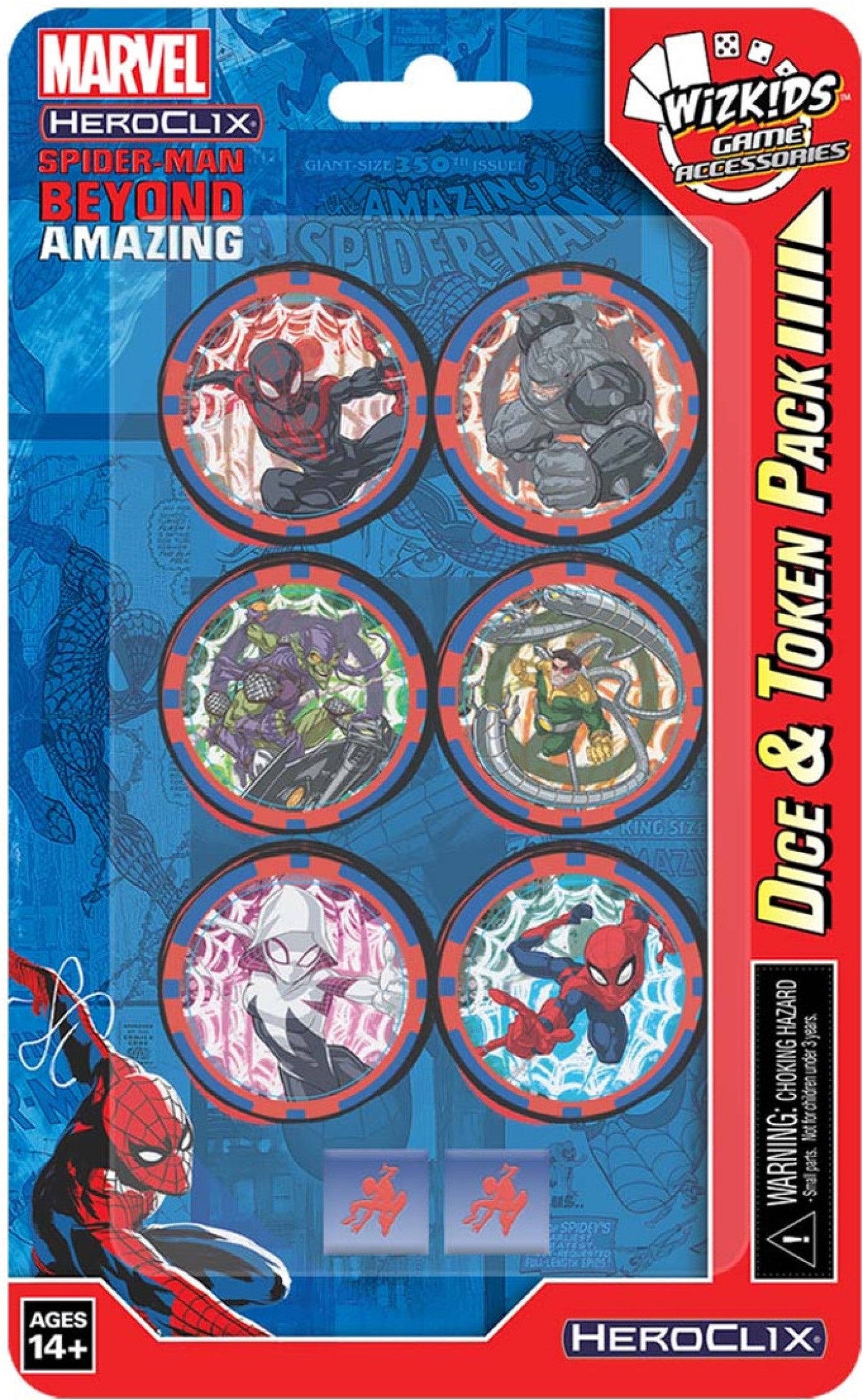 Heroclix Spider-Man Beyond Amazing Dice & Token Pack