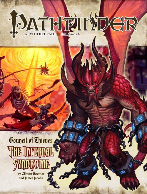 Pathfinder Adventure Path #28 COUNCIL OF THIEVES Book 5 : THE INFERNAL SYNDROME - The Comic Warehouse