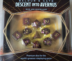 Dungeons & Dragons Baldur's Gate Desent Into Avernus Dice And Miscellany - The Comic Warehouse