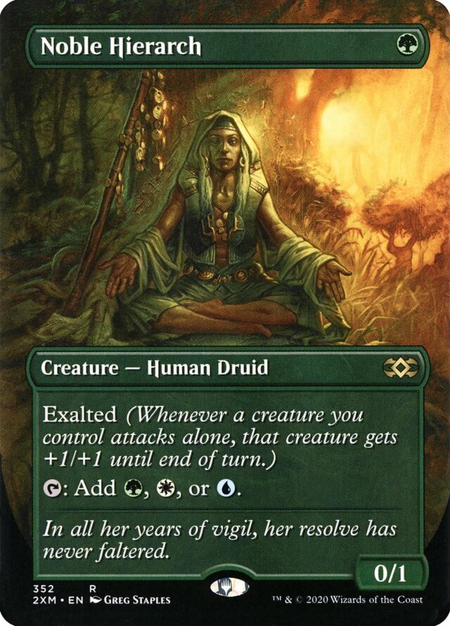 Noble Hierarch - Alternate Art -  Double Masters - The Comic Warehouse