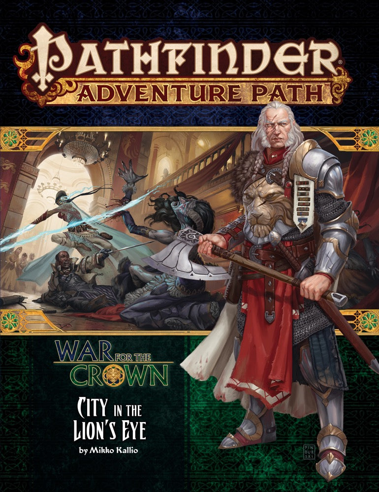 Pathfinder Adventure Path #130 WAR FOR THE CROWN Book 4 : CITY IN THE LION'S EYE - The Comic Warehouse