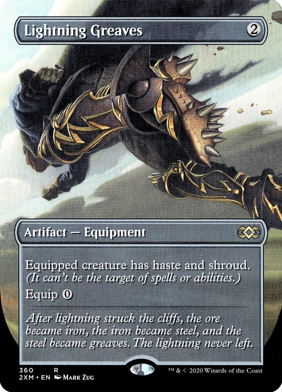 Lightning Greaves - Alternate Art -  Double Masters - The Comic Warehouse