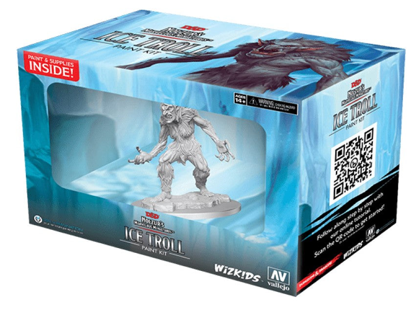 D&D Nolzur’s Marvelous Miniatures: Ice Troll Paint Night Kit