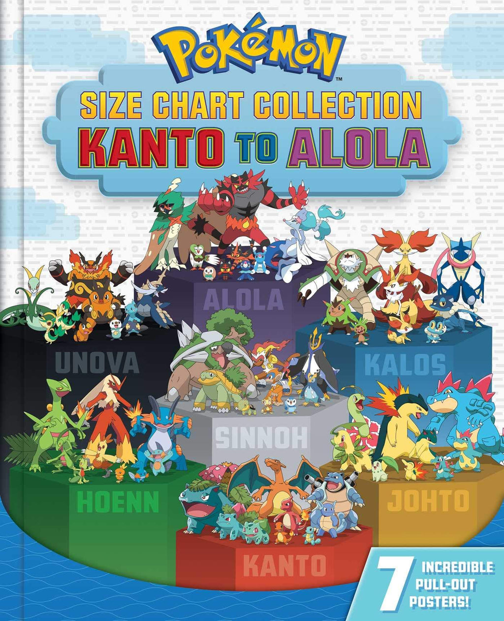 Pokemon Size Chart Collection Kanto to Alola - The Comic Warehouse