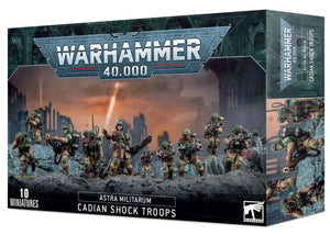 Warhammer 40k Astra Miltiarum Cadian Shock Troops