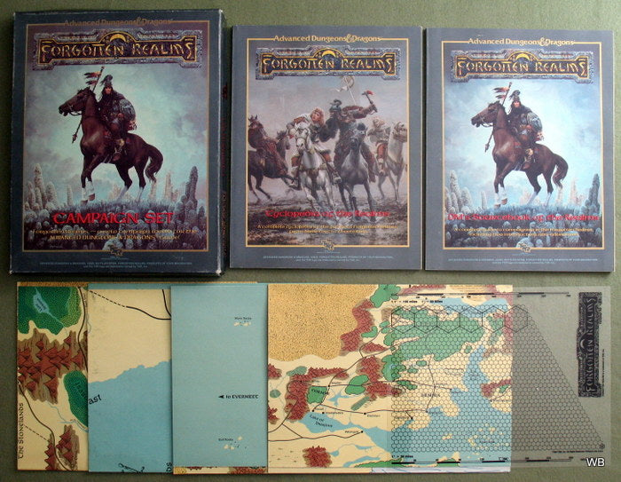 Advanced Dungeons & Dragons Forgotten Realms Campaign Set (USED) - The Comic Warehouse