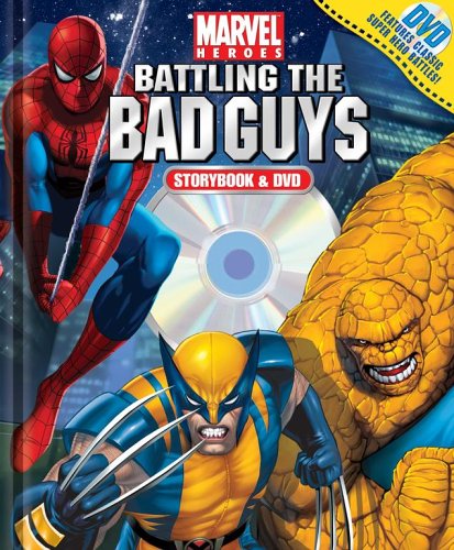Marvel Heroes Battling The Bad Guys Storybook & DVD - The Comic Warehouse
